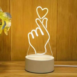 3D Lempa "Širdelė"